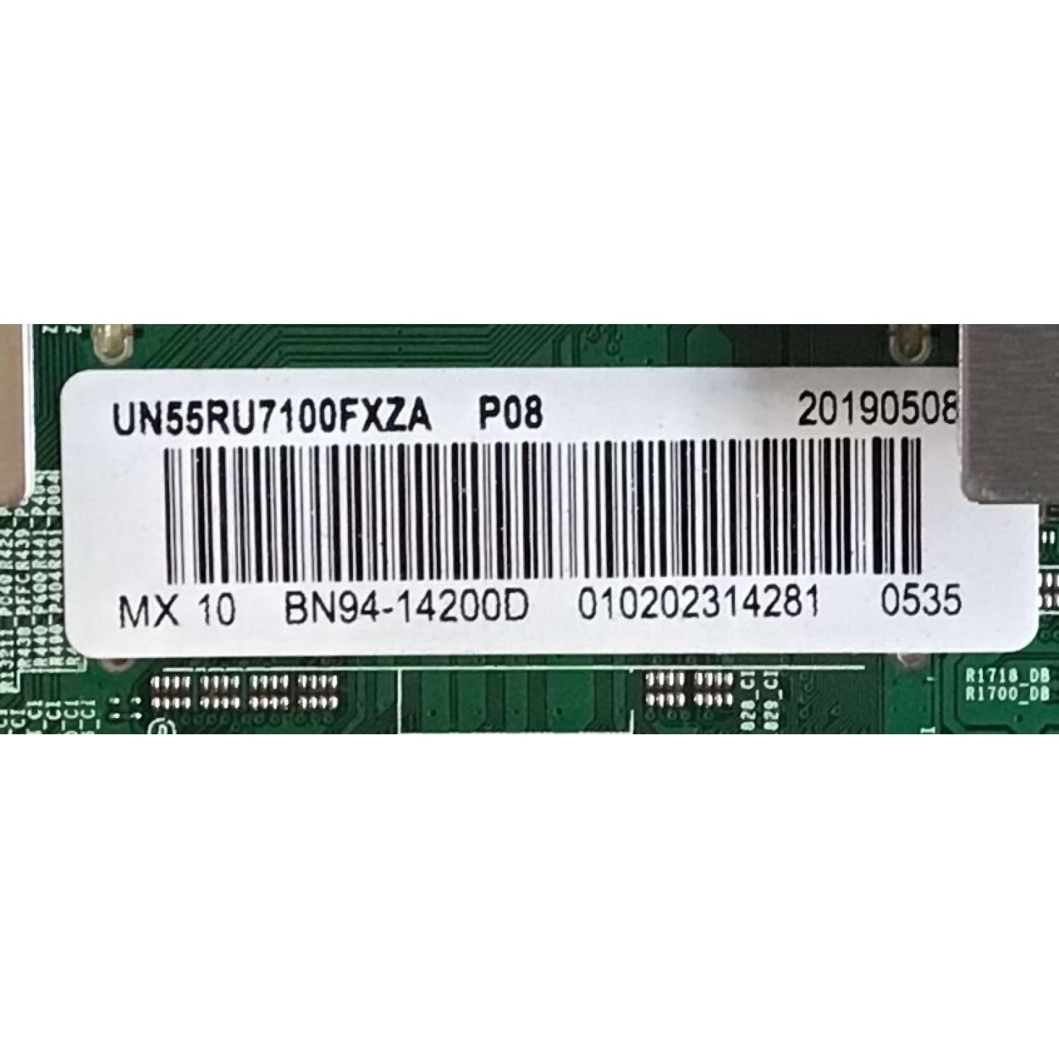 KIT DE TARJETAS PARA TV SAMSUNG 4K·UHD·HDR / NUMERO DE PARTE MAIN BN94-14200D / BN41-02703A / BN97-15719D / BN9414200D / FUENTE BN44-00932N / L55E7_RSM / BN44-00932N / PANEL CY-NN055HGLV2H / DISPLAY LSF550FN09-L05 / 39045D / MODELOS UN55RU7100FXZA FA01 - Imagen 2